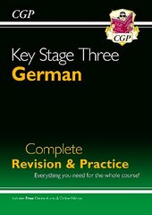 KS3 German Complete Revision & Practice with Free Online Audio: KS3 German Complete revision & practice cena un informācija | Grāmatas pusaudžiem un jauniešiem | 220.lv