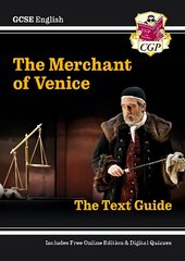 New GCSE English Shakespeare Text Guide - The Merchant of Venice includes Online Edition & Quizzes cena un informācija | Grāmatas pusaudžiem un jauniešiem | 220.lv