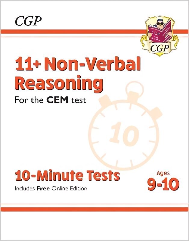 11plus CEM 10-Minute Tests: Non-Verbal Reasoning - Ages 9-10 (with Online Edition) цена и информация | Izglītojošas grāmatas | 220.lv