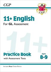 11plus GL English Practice Book & Assessment Tests - Ages 8-9 (with Online   Edition) цена и информация | Учебный материал по иностранным языкам | 220.lv