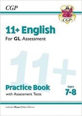 11plus GL English Practice Book & Assessment Tests - Ages 7-8 (with Online   Edition) цена и информация | Пособия по изучению иностранных языков | 220.lv