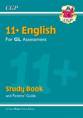 11plus GL English Study Book (with Parents' Guide & Online Edition) цена и информация | Пособия по изучению иностранных языков | 220.lv