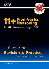 11plus GL Non-Verbal Reasoning Complete Revision and Practice - Ages 10-11 (with Online Edition) cena un informācija | Izglītojošas grāmatas | 220.lv