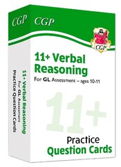 11plus GL Verbal Reasoning Practice Question Cards - Ages 10-11 cena un informācija | Izglītojošas grāmatas | 220.lv