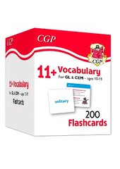 11plus Vocabulary Flashcards - Ages 10-11 цена и информация | Развивающие книги | 220.lv