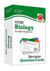 9-1 GCSE Biology AQA Revision Question Cards cena un informācija | Izglītojošas grāmatas | 220.lv