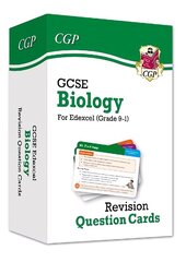 9-1 GCSE Biology Edexcel Revision Question Cards цена и информация | Книги для подростков и молодежи | 220.lv