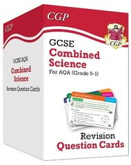 GCSE Combined Science AQA Revision Question Cards: All-in-one Biology, Chemistry & Physics cena un informācija | Grāmatas pusaudžiem un jauniešiem | 220.lv