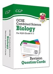 9-1 GCSE Combined Science: Biology AQA Revision Question Cards cena un informācija | Izglītojošas grāmatas | 220.lv