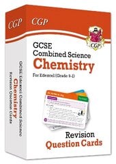 9-1 GCSE Combined Science: Chemistry Edexcel Revision Question Cards cena un informācija | Izglītojošas grāmatas | 220.lv