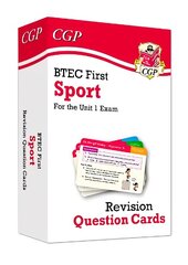 BTEC First in Sport: Revision Question Cards цена и информация | Книги для подростков и молодежи | 220.lv