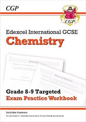 Edexcel International GCSE Chemistry: Grade 8-9 Targeted Exam Practice Workbook (with answers) cena un informācija | Grāmatas pusaudžiem un jauniešiem | 220.lv