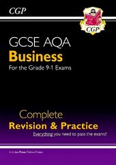 GCSE Business AQA Complete Revision and Practice - Grade 9-1 Course (with Online Edition) цена и информация | Книги для подростков  | 220.lv