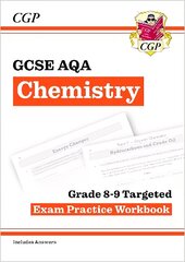 GCSE Chemistry AQA Grade 8-9 Targeted Exam Practice Workbook (includes answers) cena un informācija | Grāmatas pusaudžiem un jauniešiem | 220.lv