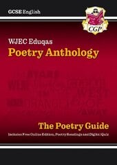 New GCSE English WJEC Eduqas Anthology Poetry Guide includes Online Edition,   Audio and Quizzes цена и информация | Книги для подростков и молодежи | 220.lv