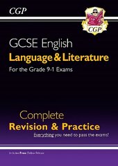 Grade 9-1 GCSE English Language and Literature Complete Revision & Practice (with Online Edn) cena un informācija | Grāmatas pusaudžiem un jauniešiem | 220.lv