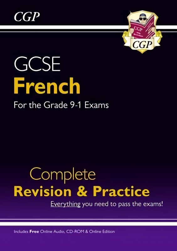 GCSE French Complete Revision & Practice (with CD & Online Edition) - Grade 9-1 Course: GCSE French Complete revision & practice with audio-CD 9-1, Grades 9-1 цена и информация | Grāmatas pusaudžiem un jauniešiem | 220.lv