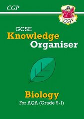 GCSE Biology AQA Knowledge Organiser cena un informācija | Grāmatas pusaudžiem un jauniešiem | 220.lv