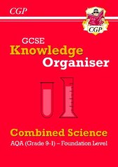 GCSE Combined Science AQA Knowledge Organiser - Foundation цена и информация | Книги для подростков и молодежи | 220.lv