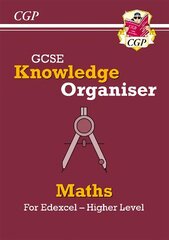 GCSE Maths Edexcel Knowledge Organiser - Higher cena un informācija | Grāmatas pusaudžiem un jauniešiem | 220.lv