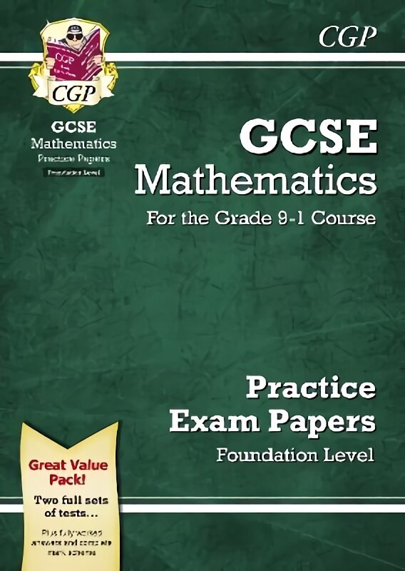 GCSE Maths Practice Papers: Foundation - for the Grade 9-1 Course cena un informācija | Grāmatas pusaudžiem un jauniešiem | 220.lv