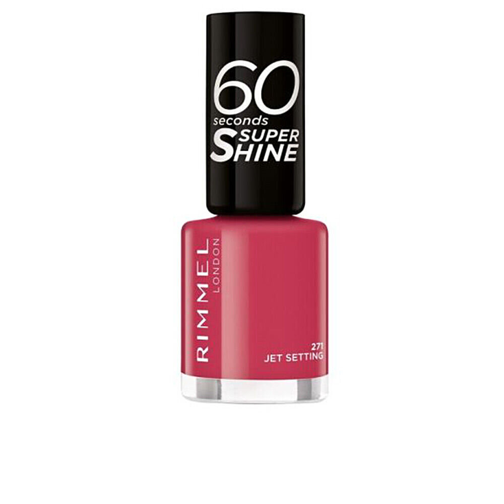 Nagu laka Rimmel London 60 Seconds Super Shine 271 Jet Setting (8 ml) cena un informācija | Nagu lakas, stiprinātāji | 220.lv