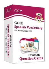 GCSE AQA Spanish: Vocabulary Revision Question Cards cena un informācija | Grāmatas pusaudžiem un jauniešiem | 220.lv