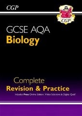 GCSE Biology AQA Complete Revision & Practice includes Online Ed, Videos & Quizzes cena un informācija | Grāmatas pusaudžiem un jauniešiem | 220.lv