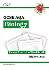 GCSE Biology AQA Exam Practice Workbook - Higher (includes answers) цена и информация | Книги для подростков и молодежи | 220.lv