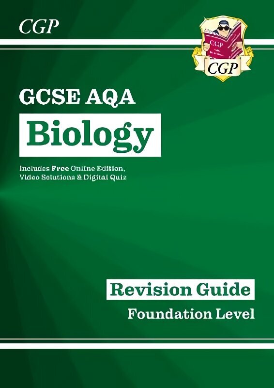 GCSE Biology AQA Revision Guide - Foundation includes Online Edition, Videos & Quizzes цена и информация | Grāmatas pusaudžiem un jauniešiem | 220.lv