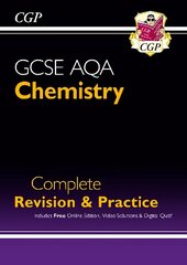 GCSE Chemistry AQA Complete Revision & Practice includes Online Ed, Videos & Quizzes cena un informācija | Grāmatas pusaudžiem un jauniešiem | 220.lv