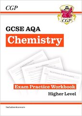 GCSE Chemistry AQA Exam Practice Workbook - Higher (includes answers) цена и информация | Книги для подростков и молодежи | 220.lv