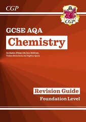 GCSE Chemistry AQA Revision Guide - Foundation includes Online Edition, Videos & Quizzes цена и информация | Книги для подростков  | 220.lv