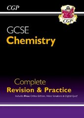GCSE Chemistry Complete Revision & Practice includes Online Ed, Videos & Quizzes cena un informācija | Grāmatas pusaudžiem un jauniešiem | 220.lv