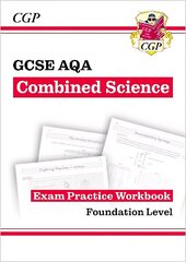 GCSE Combined Science AQA Exam Practice Workbook - Foundation cena un informācija | Grāmatas pusaudžiem un jauniešiem | 220.lv