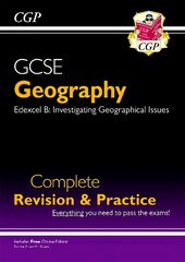 Grade 9-1 GCSE Geography Edexcel B Complete Revision & Practice (with Online Edition) cena un informācija | Grāmatas pusaudžiem un jauniešiem | 220.lv