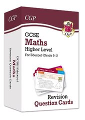 Grade 9-1 GCSE Maths Edexcel Revision Question Cards - Higher цена и информация | Книги для подростков и молодежи | 220.lv