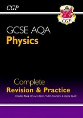 GCSE Physics AQA Complete Revision & Practice includes Online Ed, Videos & Quizzes цена и информация | Книги для подростков и молодежи | 220.lv