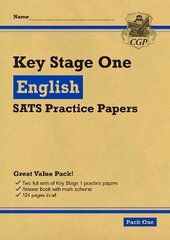 KS1 English SATS Practice Papers: Pack 1 (for the 2023 tests) цена и информация | Книги для подростков и молодежи | 220.lv