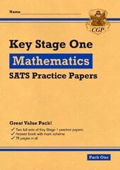 KS1 Maths SATS Practice Papers: Pack 1 (for the 2023 tests) цена и информация | Книги для подростков и молодежи | 220.lv