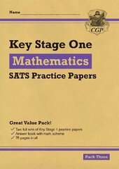 KS1 Maths SATS Practice Papers: Pack 3 (for the 2023 tests) цена и информация | Книги для подростков и молодежи | 220.lv