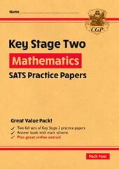 New KS2 English SATS Practice Papers: Pack 4 - for the 2023 tests (with free Online Extras) cena un informācija | Grāmatas pusaudžiem un jauniešiem | 220.lv