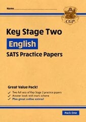 New KS2 English SATS Practice Papers: Pack 1 - for the 2023 tests (with free Online Extras) cena un informācija | Grāmatas pusaudžiem un jauniešiem | 220.lv