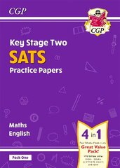 New KS2 Maths & English SATS Practice Papers: Pack 1 - for the 2023 tests   (with free Online Extras) цена и информация | Книги для подростков  | 220.lv