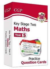 KS2 Maths Practice Question Cards - Year 5 cena un informācija | Grāmatas pusaudžiem un jauniešiem | 220.lv
