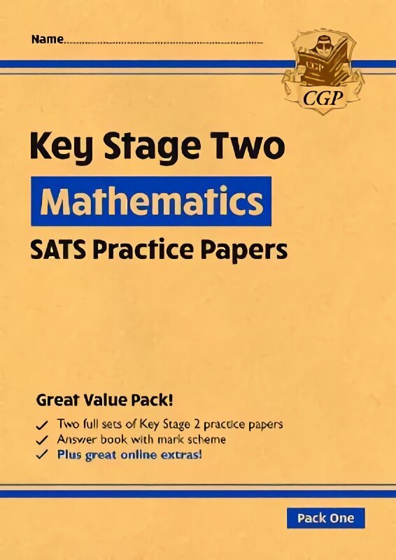 New KS2 Maths SATS Practice Papers: Pack 1 - for the 2023 tests (with free Online Extras) цена и информация | Grāmatas pusaudžiem un jauniešiem | 220.lv