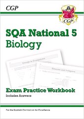 National 5 Biology: SQA Exam Practice Workbook - includes Answers цена и информация | Книги для подростков и молодежи | 220.lv