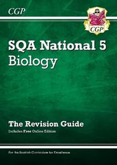 National 5 Biology: SQA Revision Guide with Online Edition цена и информация | Книги для подростков и молодежи | 220.lv