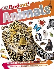 DKfindout! Animals цена и информация | Книги для подростков и молодежи | 220.lv