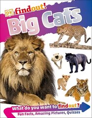 DKfindout! Big Cats цена и информация | Книги для подростков  | 220.lv